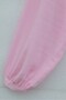 Linen Look Suit with Tie Front, Lace Detail, and Lined Skirt - Pink - 4
