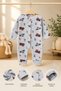 Baby Boy Car Printed Jumpsuit Seasonal Baby Jumpsuit - 2