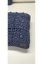 Package Contents: 2 Pieces of Hand-Knitted Raffia Rope Pillows in Navy Blue Color. - 7