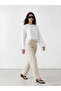 Nevavm Pleated Women's Fabric Trousers with a Difference