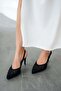 Mara Women's Mesh Satin Platform Heeled Evening Dress Shoes Black - 2