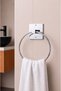 Bathroom Organizer Set 4 Pieces Adhesive Shampoo Holder Toilet Paper Holder Towel Holder Hanger Tss-01 White - 4