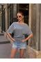 Women's Off-Shoulder Blouse - Loose Fit One-Shoulder Summer T-Shirt - 4