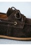 26by212-16 Genuine Leather Lace-Up Flat Sole Loafer Shoes for Women - 6