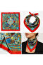 Flower Garden Pattern Bandana Scarf 50*50 cm - 3