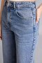 Straight Wide High Waist Straight and Wide Leg Jean Pants G8312Ax26Sm - 4