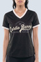 Women's Regular Fit Varsity Tee With Short Sleeve - 6