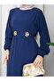 Women's Side Double Buckle Modal Dress - 6