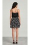 Zebra Patterned Asymmetrical Layered Elastic Waist Lined Tulle Mini Skirt - 3