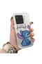 Xiaomi Mi 15 5g Compatible Stitch Couple Pattern Case Hard Acrylic Back Silicone Edge Lens Protection