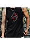 Men's oversized crew neck sleeveless t-shirt - longline