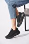 Opesber Ribbon Tied Women's Sports Shoes Black - Black - 2