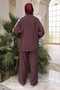 Plum Lace Detailed Tunic and Trousers Set - 5
