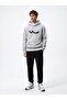 Black Sweatpants with Narrow Legs and Elastic Waist
