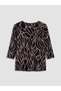 LCW Grace Crew Neck Print Women's T-Shirt - 3