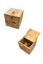 Sugar Bowl with Bamboo Lid and Spoon - Salt Shaker - Spice Container or Seasoning Container 10 cm * 10 cm - 2