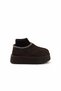 Henza Bitter Brown Suede Knitwear Detailed Fur Boots