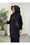 Oysho Satin Combined Pants Suit Black - 3