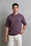 Crew Neck Short Sleeve Men's Knitwear Sweater