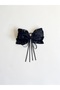 Bowknot Buckle Crispy Flower Transparent Lace and Chiffon Fabric Shiny Stone Buckle - 2