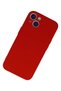 Ilkeshop iPhone 13 Mini Case Nano Inner Velvet Silicone (213537) - Red - 2