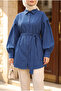 Women's Oversize Poplin Shirt with Versatile Use - 3