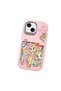 Pink Silicone Case with Camera Protection Compatible with iPhone 15 Shock-Absorbing - 4