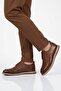 Tan Genuine Leather Men's Casual Shoes