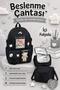 New Season Korean Model 3-Piece Primary School Bag Set – Backpack + Lunch Box + Pen Holder - 8