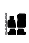 Bmw 3-E93-Cabrio-Extrim(2008-2013)Compatible Colorful Edge-Silicone Heel Pad Velur Carpet Mat - 7