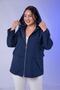 Women's Plus Size Raincoat with Pocket Detail - 6