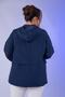 Women's Plus Size Raincoat with Pocket Detail - 5