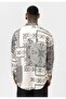 Ethnic Patterned Oversize Shirt - 6