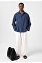 Double sleeve detailed oversize shirt - 4