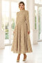 Pleated Sequin Payet Tesettür Evening Dress Tbsahn244 - 4