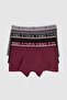 Men's Burgundy 3-Piece Boxer Set 50326500-Vr014 - 2