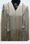 Women's Contrast Trim Long Abaya Coat with Pockets - 2