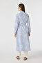 Striped Belted Shirt Dress Blue Tunic 1616 - 7