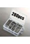 A 280pcs Iron Nail Round Head Tack For Jewelry Box Hinge Golden Silver Antique Brass Fastener Pushp. - 5