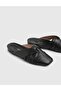 Irelle Genuine Leather Women's Black Slippers - 2