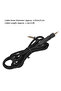 كابل صوت أسود 3.5 ملم لسماعات الرأس، كابل صوت لسماعات Sennheiser G4ME ONE/GAME ZERO/PC373D/GSP - 2