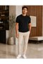 Crew Neck Regular Fit Lightweight Fabric Knitwear T-Shirt