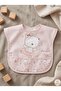 Cute Ballerina Bear Patterned Baby Food Bib with Pockets - 3