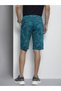 Men Blue Slim Fit Printed Shorts - 3