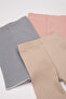 3-Piece Children's Short Tights Set 100% Cotton Stretch Fabric - 7