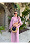 Pink Chiffon Double Suit - 2246 - 3