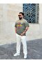 Washable Printed Knitwear T-Shirt