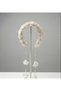 Elegant Floral Detailed Pearled Maternity Crown and Mother's Crown - Floral Crown-(Cream) - 2