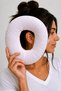 Piercing Pillow – Drop Model, Cotton Fabric Pillow for Sore Ears, Travel Size