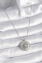 316L Steel Silver Color Zircon Stone 12 Zodiac Sign Medallion Model Women's Necklace 5886 - Miyng8750-3863 - 2